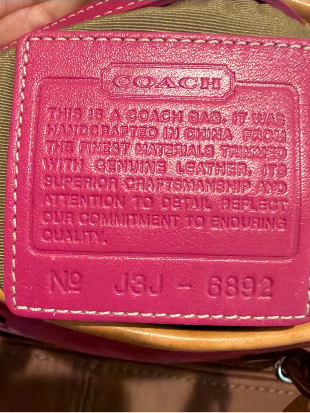 Coach 6892 Signature Pink
Hampton Bag - Picture 10 of 10